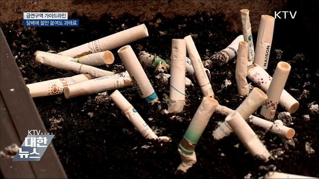 금연구역서 담배에 불만 붙여도 &#39;과태료 10만 원&#39;