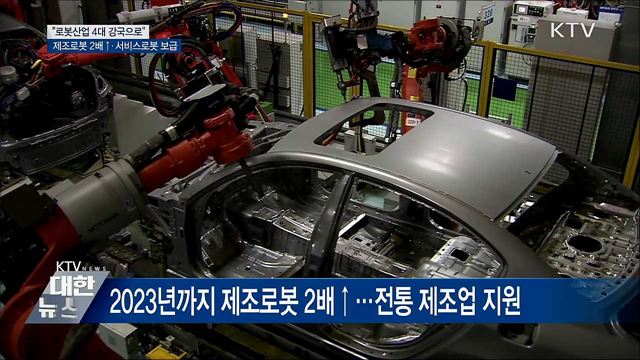 &#34;제조로봇 2배 확대···서비스로봇 보급&#34;