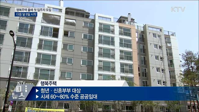 행복주택 입주자 모집···다음 달 8일 시작