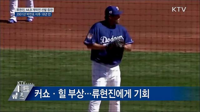 류현진, MLB 개막전 선발 등판