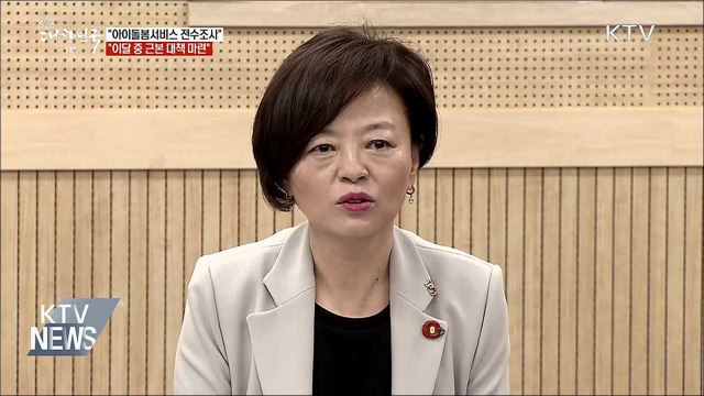 &#34;아이돌봄서비스 전수조사···이달 중 근본 대책 마련&#34;