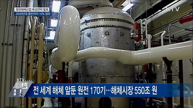 &#39;세계 5위 목표&#39;···원전해체산업 육성