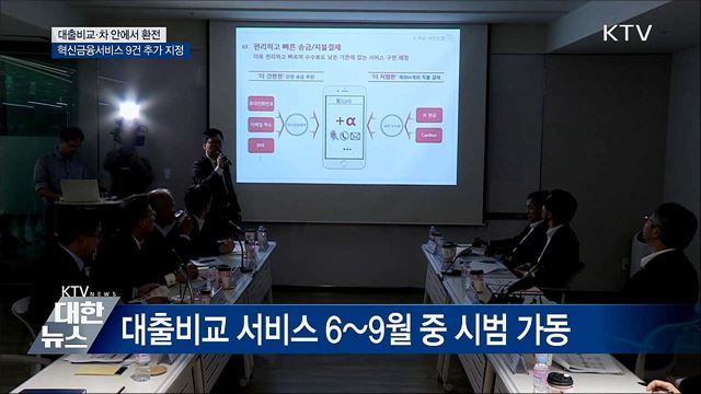 대출비교·차 안에서 환전···혁신금융 9건 추가 지정
