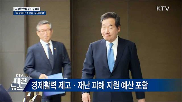 이 총리 &#34;국회, 추경예산 조속히 심의해야&#34;