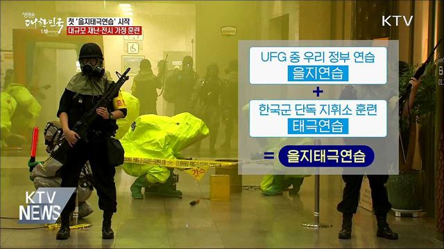 오늘부터 &#39;을지태극연습&#39;···실제 같은 훈련