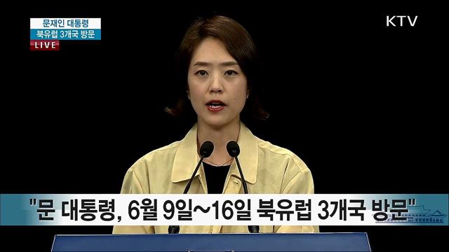 문재인 대통령 북유럽 3개국 방문