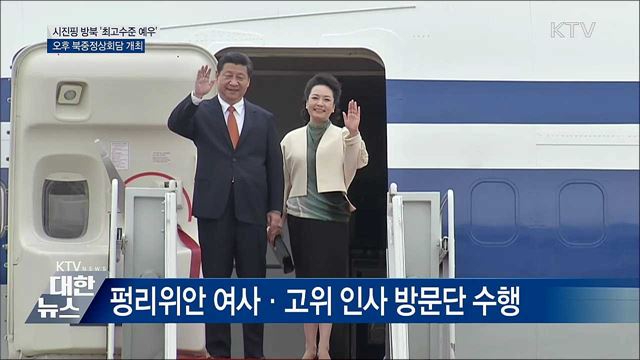 시진핑 방북 &#39;최고수준 예우&#39;···북중정상회담 개최