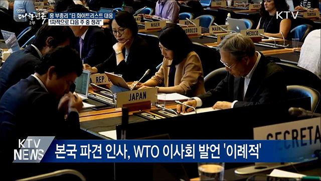 홍 부총리 &#34;日 화이트리스트 제외 대응, 다음 주 정리&#34;