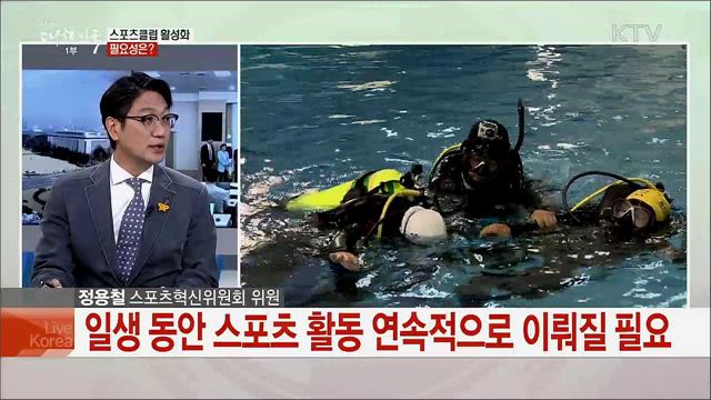 &#39;일상에서 일생 동안&#39; 스포츠 복지 실현 스포츠클럽 활성화 권고안 주요 내용은?