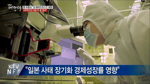 홍 부총리 &#34;日 화이트리스트 제외 대응, 다음 주 정리&#34;