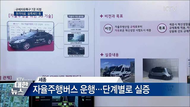 원격의료·블록체인 등 &#39;규제자유특구&#39; 7곳 지정