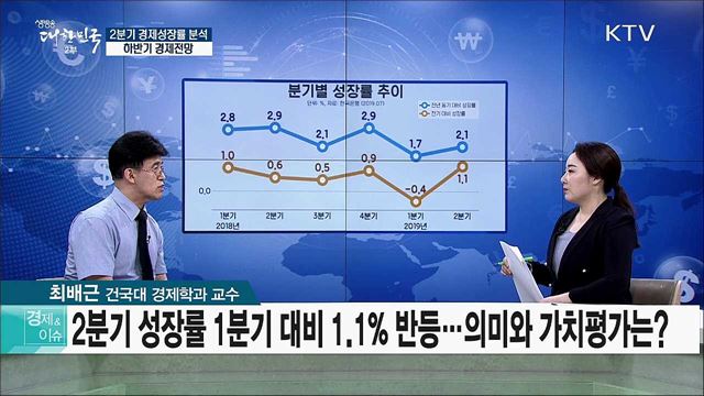 2분기 경제성장률 분석···하반기 경제전망 [경제&#38;이슈]