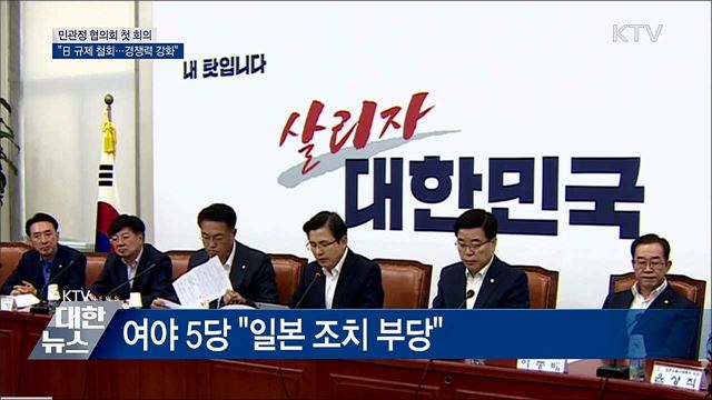 민관정, 첫 회의···"日 수출규제 대응 경쟁력 강화"