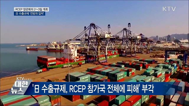 내일부터 RCEP 장관회의···日 전방위 압박