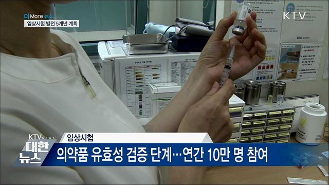 &#39;안전&#39; 최우선···임상시험 발전 종합계획 발표