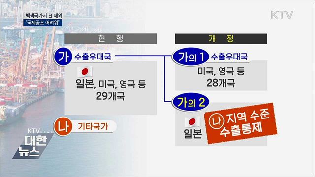 백색국가서 日 제외···&#34;국제공조 어려워&#34;