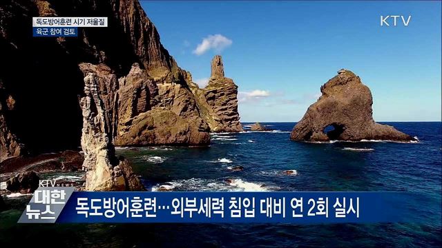 군, 독도방어훈련 시기 저울질···육군 참여 검토