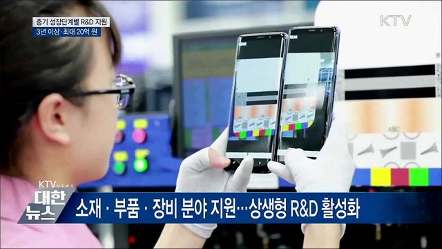 중소기업 R&#38;D 지원···&#34;3년 이상·최대 20억 원&#34;