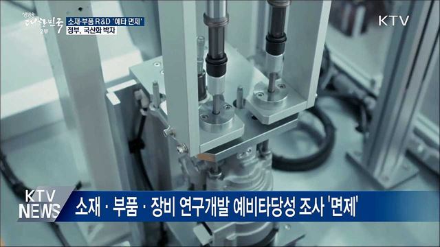 핵심 기술·소재 국산화 앞당긴다···R&#38;D 예타 면제