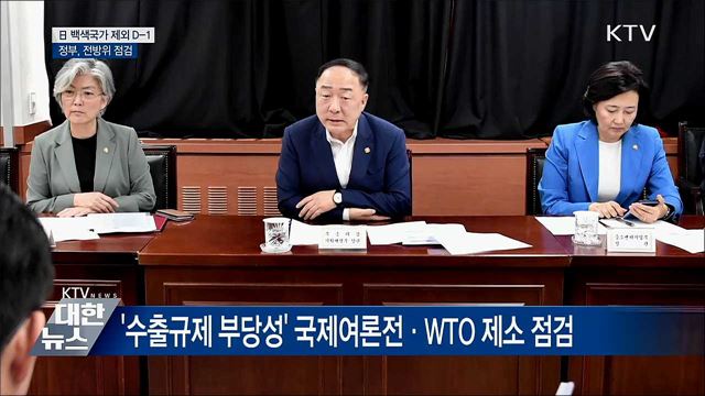 日 백색국가 제외 조치 D-1···전방위 점검
