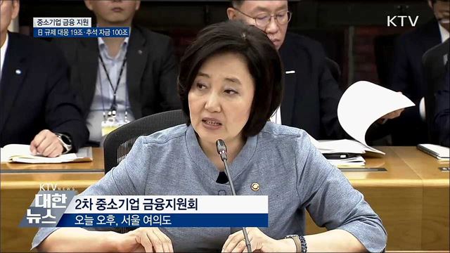 "日 규제 피해기업 19조·추석 자금 100조 공급"