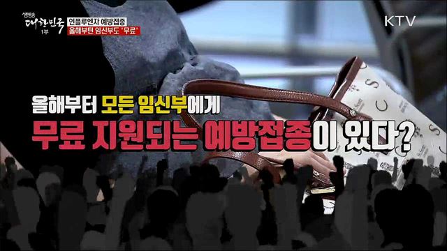 인플루엔자 예방접종, 올해부터는 임신부도 &#39;무료&#39; [정책톡! 돈이툭!]