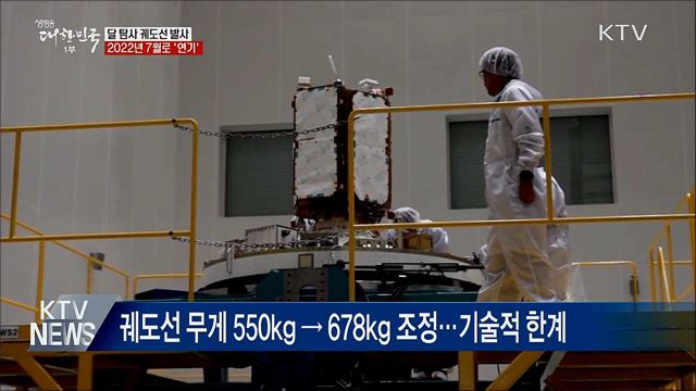 달 궤도선 발사 2022년 7월···&#34;궤도 수정&#34;