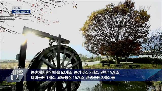 가을철 농촌여행 [뉴스팜]