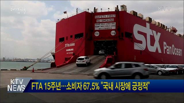 FTA 15주년···소비자 67.5&#37; &#34;국내 시장에 긍정적&#34;