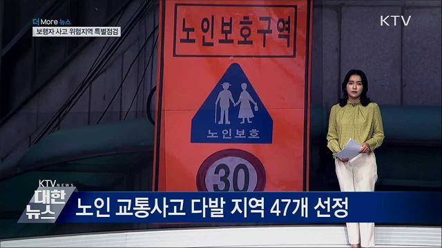 어르신 교통사고 사망자 줄여라···위험지역 특별점검