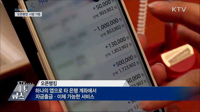 금융시장 경쟁 촉진시킬 '오픈뱅킹' 시범 가동