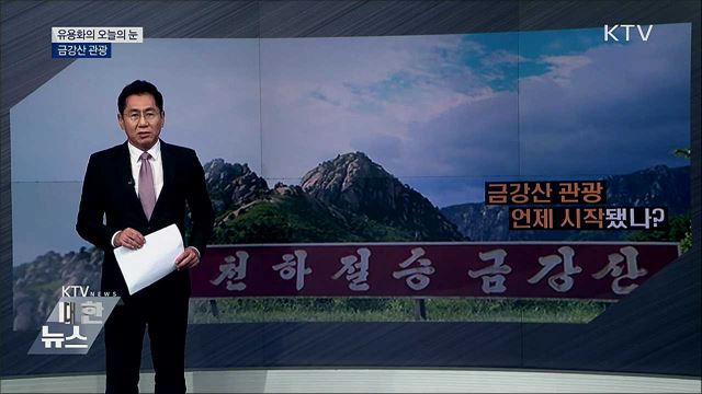 금강산 관광 [유용화의 오늘의 눈]
