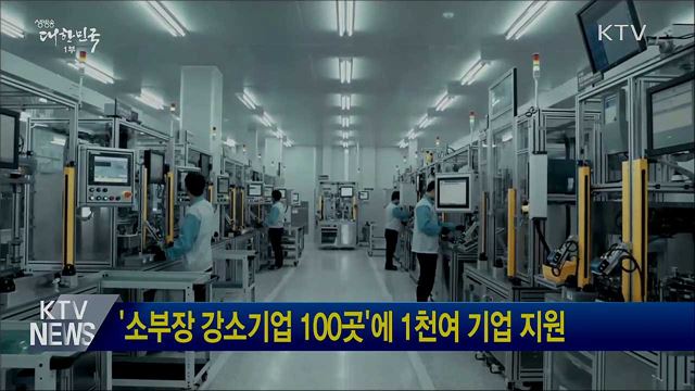 &#39;소부장 강소기업 100곳&#39;에 1천여 기업 지원