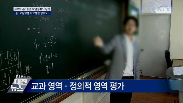 중·고등학생, 학교생활 행복도↑