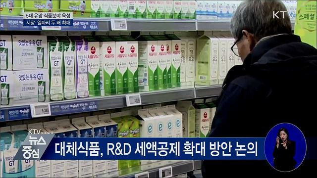 맞춤형·특수식품 등 5대 식품분야 집중 육성