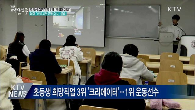 초등생 희망직업 3위 &#39;크리에이터&#39;···선호 직업 다양