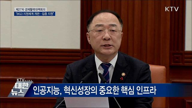 홍 부총리 "BIG3 지원체계 개편, 집중 지원" [오늘의 브리핑]
