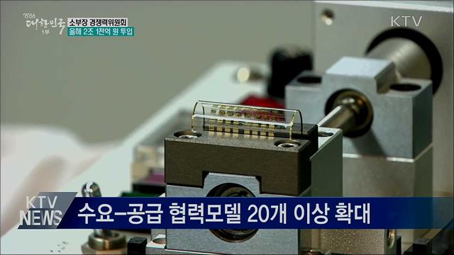올해 &#39;소재·부품·장비&#39;에 2조 1천억 원 투입