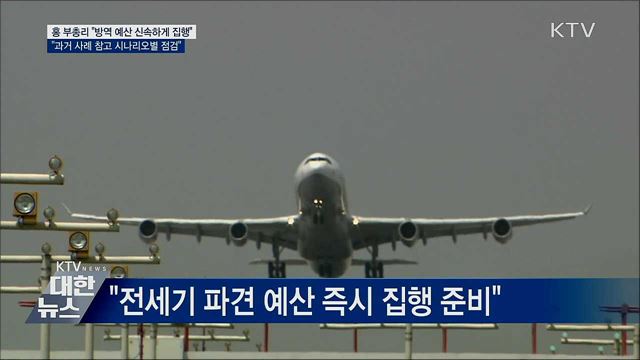 홍 부총리 &#34;방역 예산 신속 집행&#34;