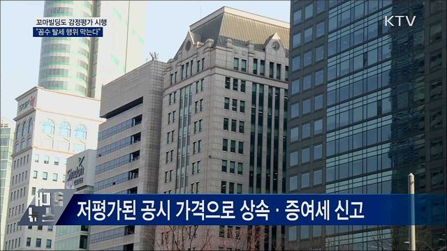 '꼬마빌딩' 꼼수 탈세 막는다···감정평가 시행