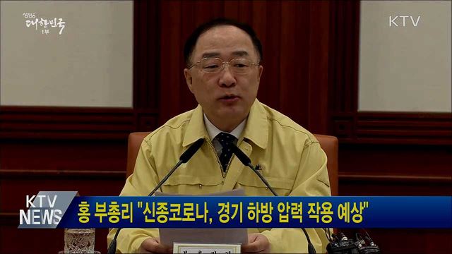 홍 부총리 &#34;신종코로나, 경기 하방 압력 작용 예상&#34;