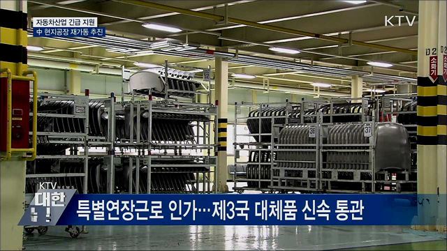 &#39;신종 코로나&#39; 자동차산업 타격···정부 긴급 지원