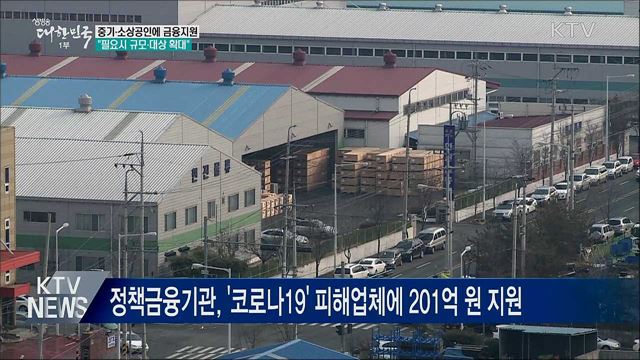 &#39;코로나19&#39; 피해업체에 300억 원 금융지원
