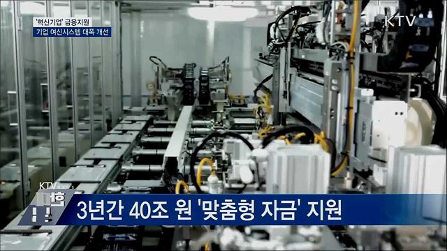 &#39;혁신기업&#39; 금융지원···기업 여신시스템 대폭 개선