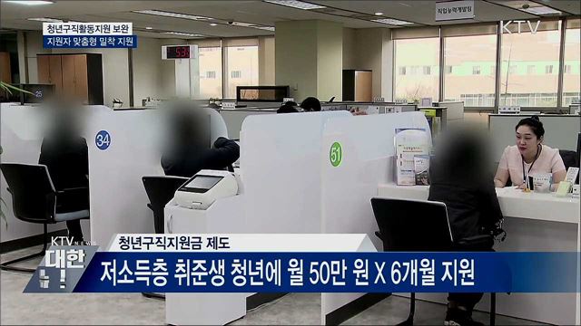 청년구직지원금 개편···'밀착형 취업지원' 강화