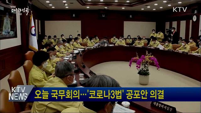 오늘 국무회의···&#39;코로나3법&#39; 공포안 의결