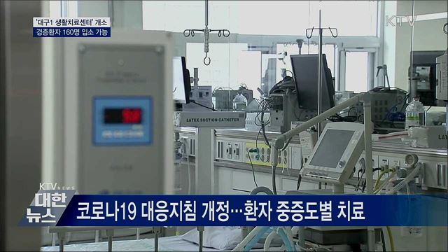 '대구1 생활치료센터' 개소···경증환자 160명 수용