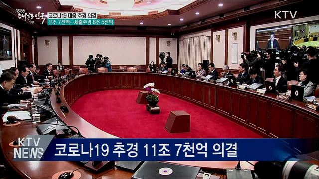 11조 7천억 규모 추경···임시 국무회의 의결