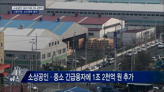 소상공인 경영안정자금 확대···고용 안정에 총력