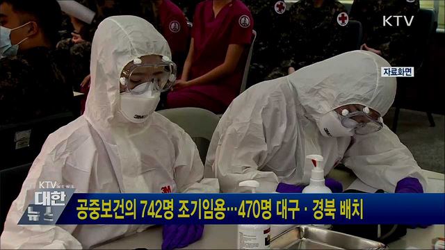 공중보건의 742명 조기임용···470명 대구·경북 배치